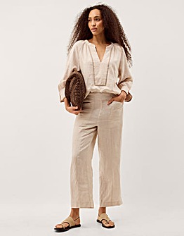 Monsoon Lucy Short Linen Trousers
