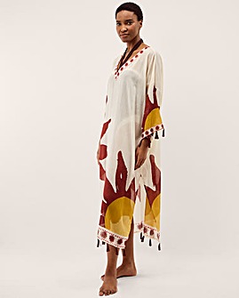 Monsoon Anissa Sun Print Midi Kaftan