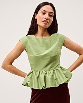 Monsoon Dahlia Sleeveless Peplum Top