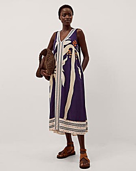 Monsoon Paloma Sleeveless Midi Dress