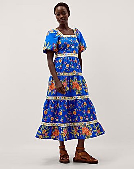 Monsoon Mona Floral Midi Dress
