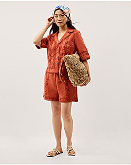 Monsoon Irina Lace Trim Shirt