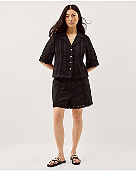 Monsoon Irina Lace Trim Shorts