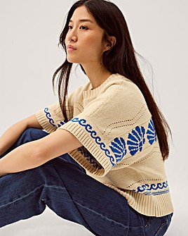 Monsoon Safi Shell Knit Jumper