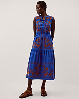 Monsoon Madison Sleeveless Midi Dress