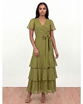 Anaya Metallic Thread Dress