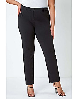 Roman Curve Straight Smart Trousers