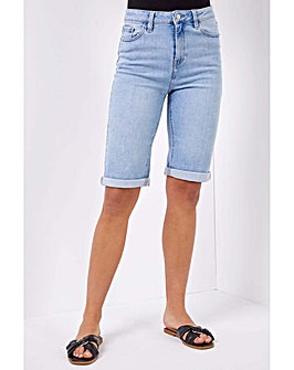 Roman Stretch Knee Length Shorts