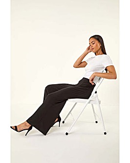 Roman Petite Wide Leg Stretch Trouser