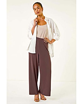 Roman Petite Wide Leg Stretch Trouser