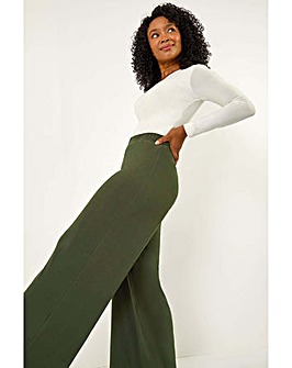Roman Petite Wide Leg Stretch Trouser