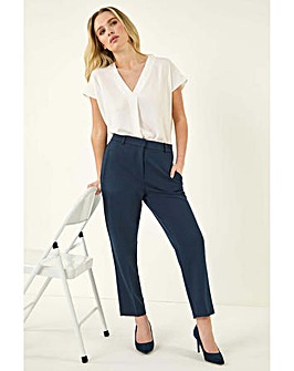 Roman Short Straight Leg Stretch Trouser