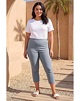 Roman Curve Cropped Stretch Trouser