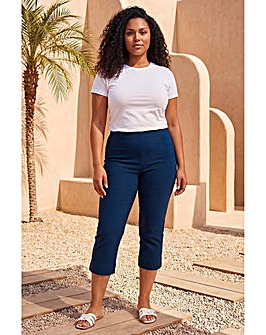 Roman Curve Cropped Stretch Trouser