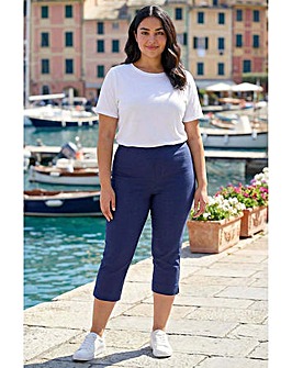 Roman Curve Cropped Stretch Trouser