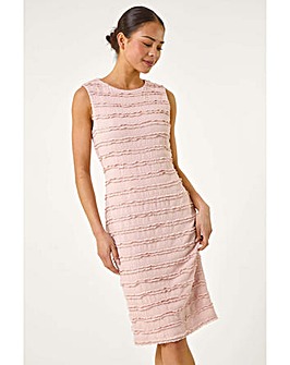 Roman Petite Ruffled Stretch Dress