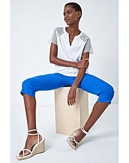 Roman Cropped Stretch Trouser