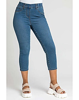 Roman Petite Stretch Crop Denim Jegging