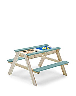 Plum Surfside Wooden Sand & Water Table - Teal