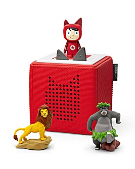 Toniebox Red Starter Disney Set + Jungle Book + Lion King