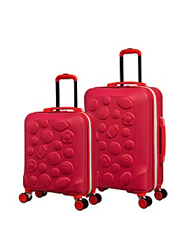 IT Luggage Half-Time Poppy Red Kiddies 2pc Suitcase Set