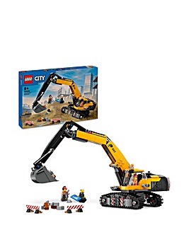 LEGO City Yellow Construction Excavator Toy Digger 60420