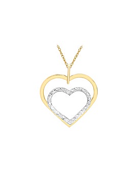 9Ct Gold Heart Necklace