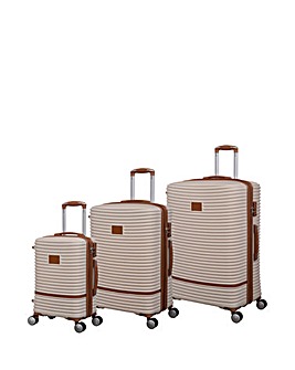 IT Luggage Replicating 3pc Suitcase Set - Cream