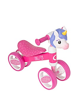 EVO Character Head Bobble Bike - Unicorn