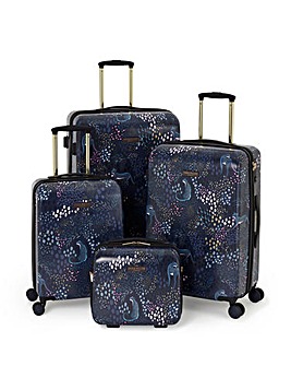 Sara Miller Midnight Leopard Suitcase Range