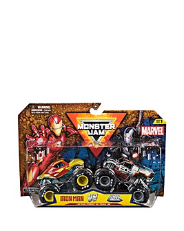 Monster Jam 1:64 Marvel Die Cast Truck 2 Pack