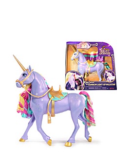 Unicorn Academy 11-inch Rainbow Light-Up Wildstar Unicorn