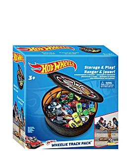 Hot Wheels ZipBin Storage & Play Wheelie Track Pack