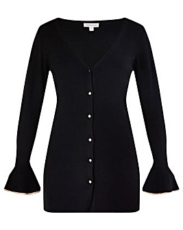 DEJ-WB5CM1626TE BLACK CARDIGAN main image 1