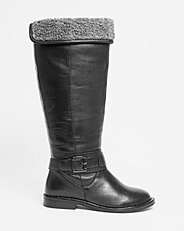 Lotus Talitha Leather Knee EEE Curvy Boots