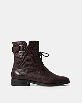 Joe Browns Leather Ankle Boots E Fit