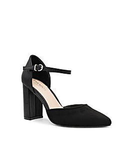 Paradox London Rana Block Heel Courts