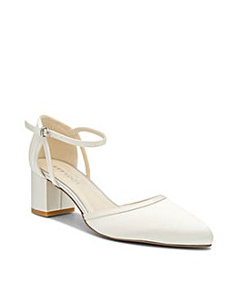 Paradox London Aviana Mid Block Heel Courts