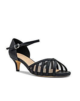 Paradox London Evelyn Wide E Fit Heeled Sandal