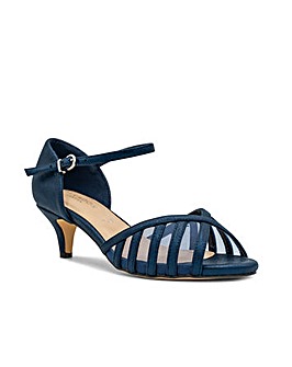 Paradox London Evelyn Wide E Fit Heeled Sandal