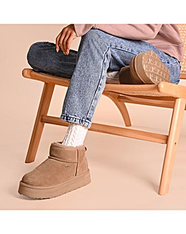 Just Sheepskin Ladies Lottie Sheepskin Mini Boot