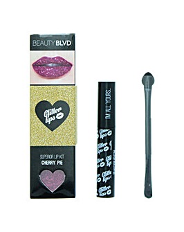 Beauty Blvd Glitter Lips Superior Lip Kit - Gloss Bond Glitter  Lip Brush