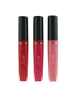Lancome 3 LAbsolu Gloss - Sheer Matte Cream - 3 x Lip Gloss 8ml