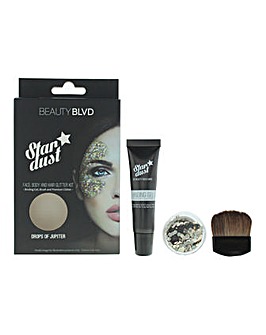 Beauty Blvd Stardust Drops Of Jupiter Face Body And Hair Glitter Kit