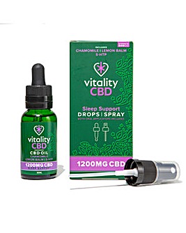 Vitality CBD Sleep Support 1200mg Spiced Citrus