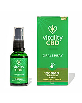 Vitality CBD Oral Spray 1200mg Natural