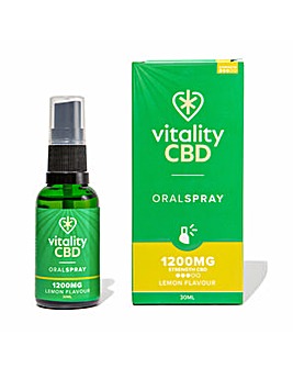 Vitality CBD Oral Spray 1200mg Lemon