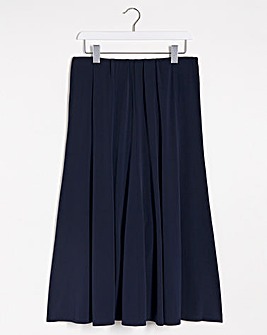 Julipa Plain Jersey Panelled Skirt L32in