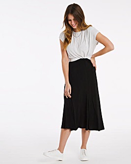 Plain Slinky Skirt Length 29in