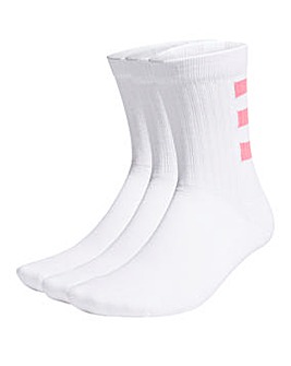 adidas 3 Stripe Crew 3 Pack Of Socks